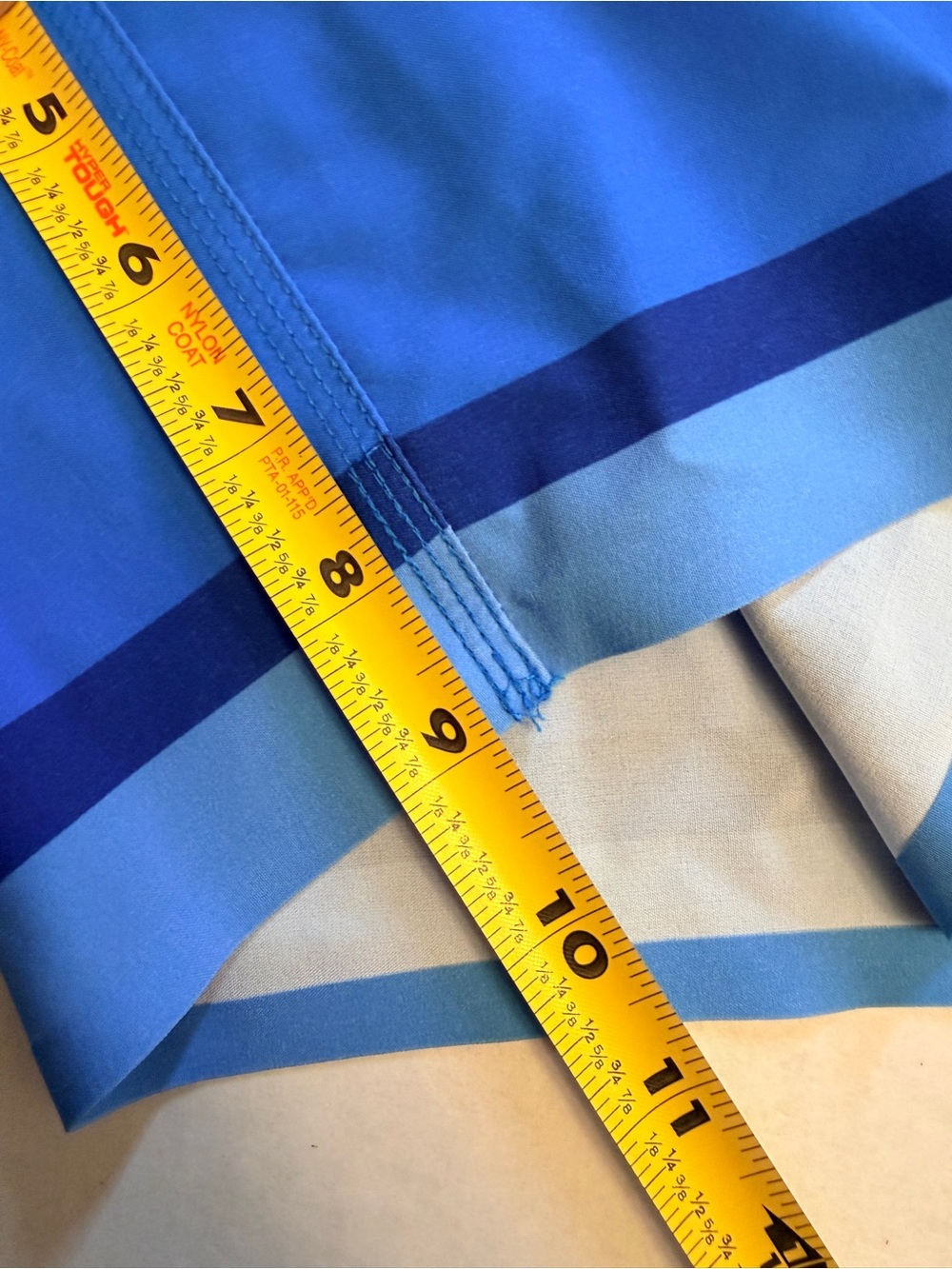 Nike Swim Size 30 Fadeaway Poole 9â Board Shorts Blue No Liner Drawstring Logo - Picture 13 of 13